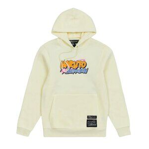 Naruto Alumni Anime Graphic Hoodie Cream Men's